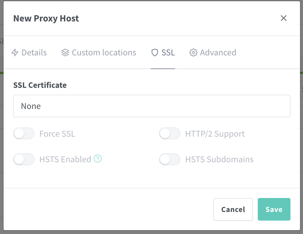 NewProxyHost_SSL